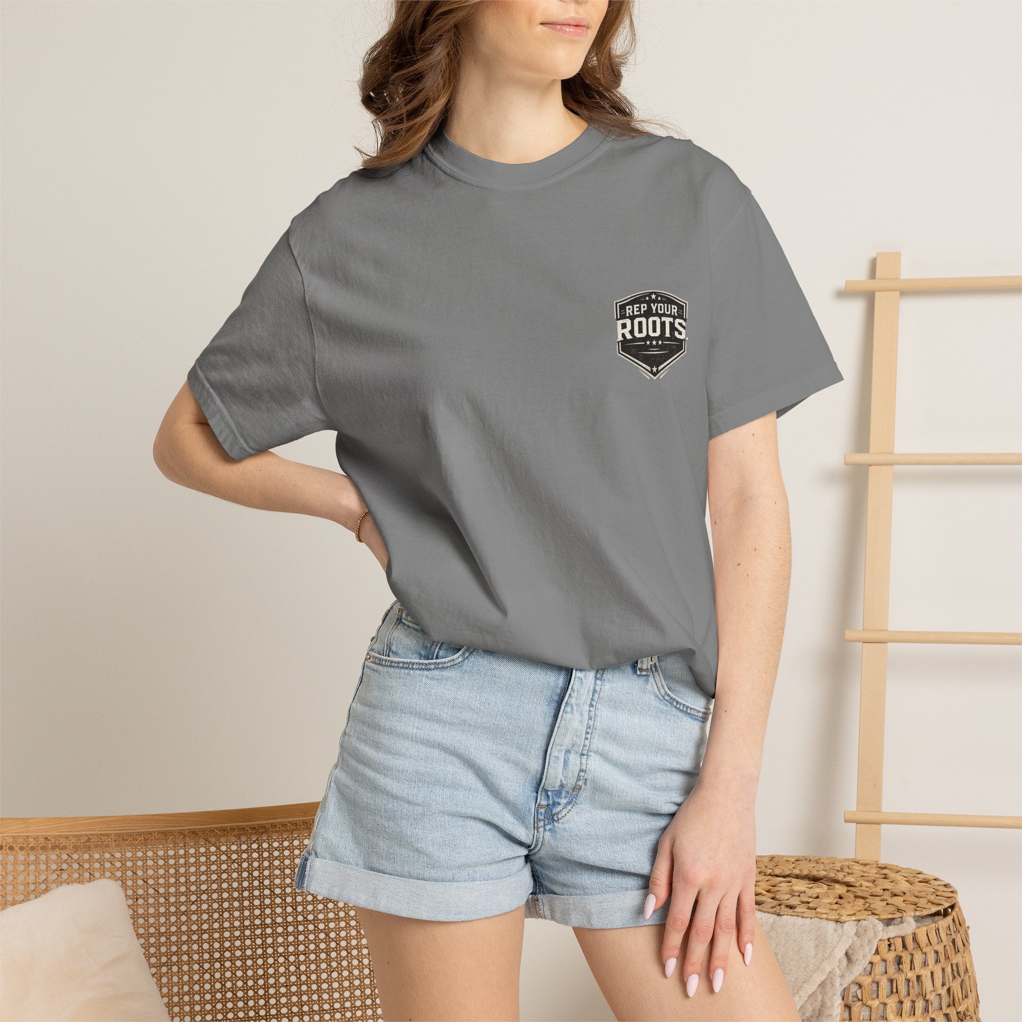 Raised On Riley™ "Rep Your Roots" Heavyweight Tee
