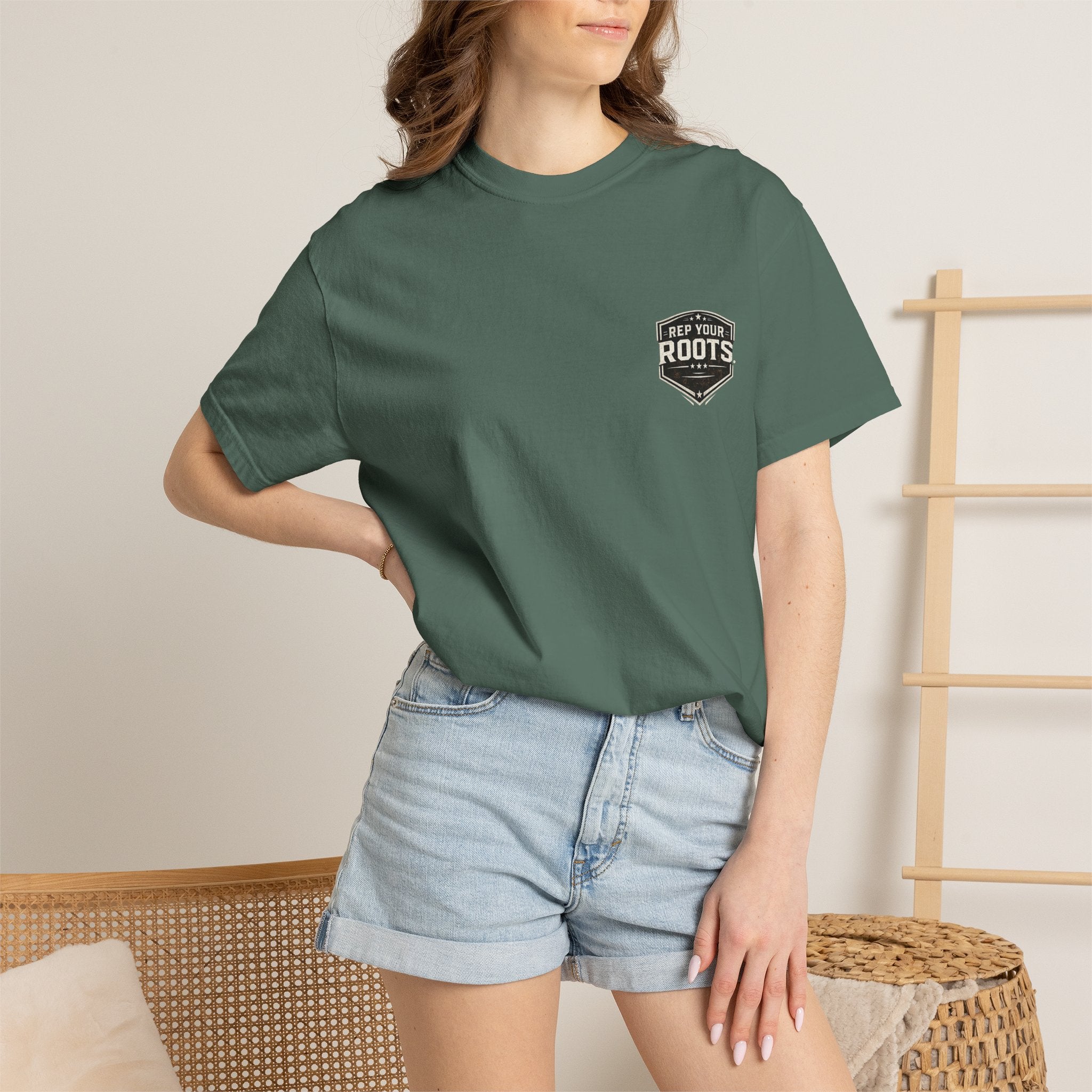 Raised On Riley™ "Rep Your Roots" Heavyweight Tee