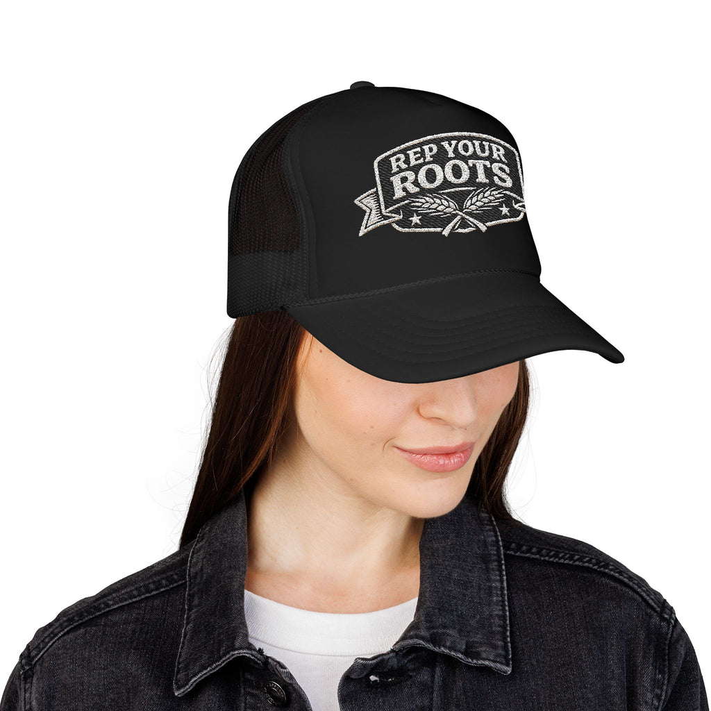 "Rep Your Roots" Foam Trucker Hat
