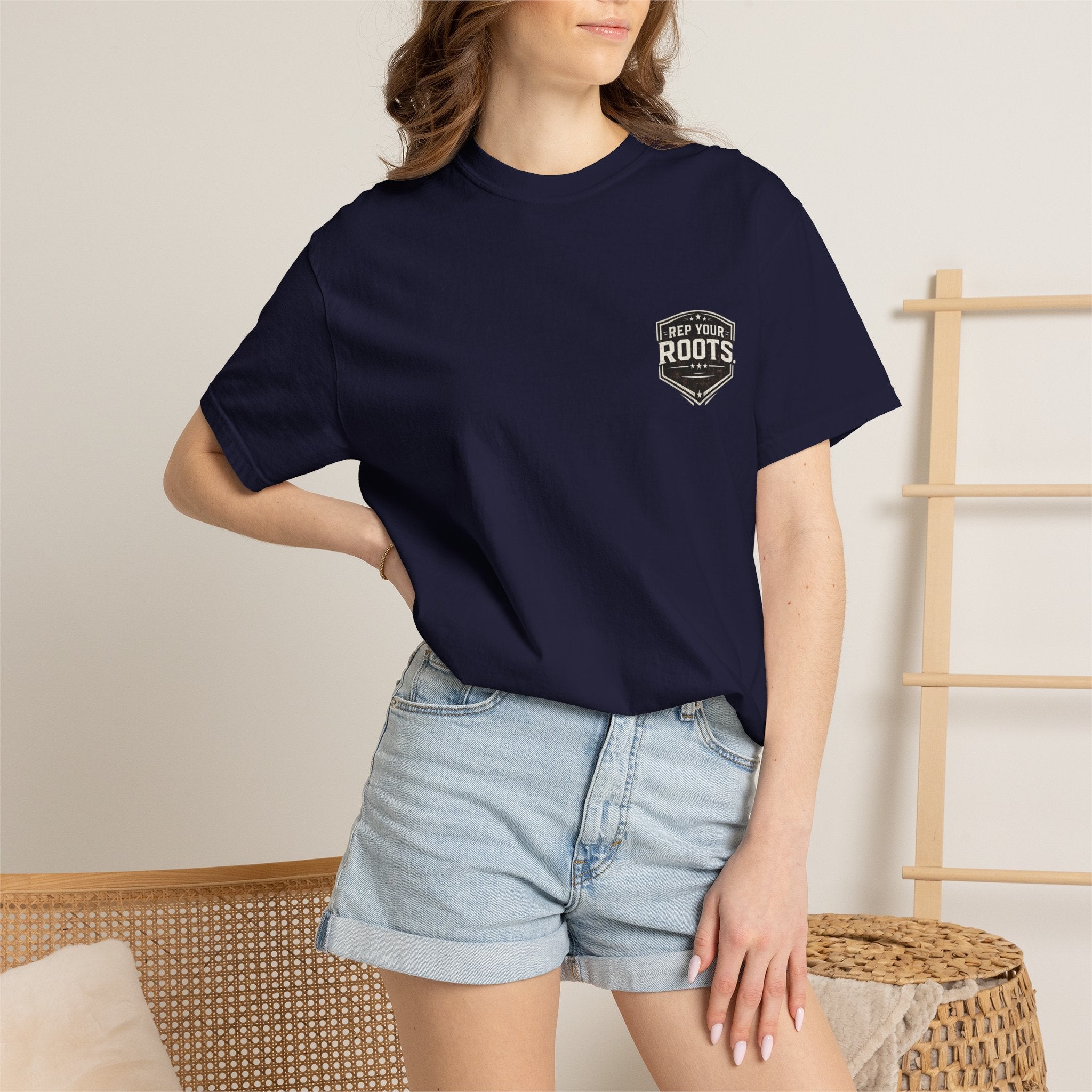 Raised On Riley™ "Rep Your Roots" Heavyweight Tee