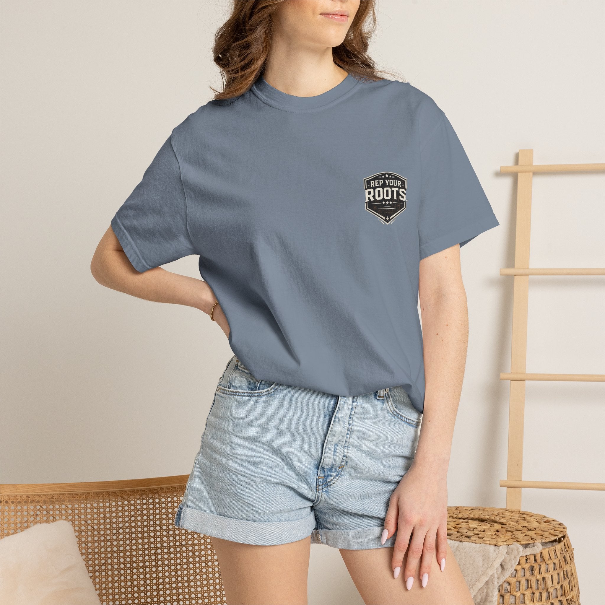 Raised On Riley™ "Rep Your Roots" Heavyweight Tee