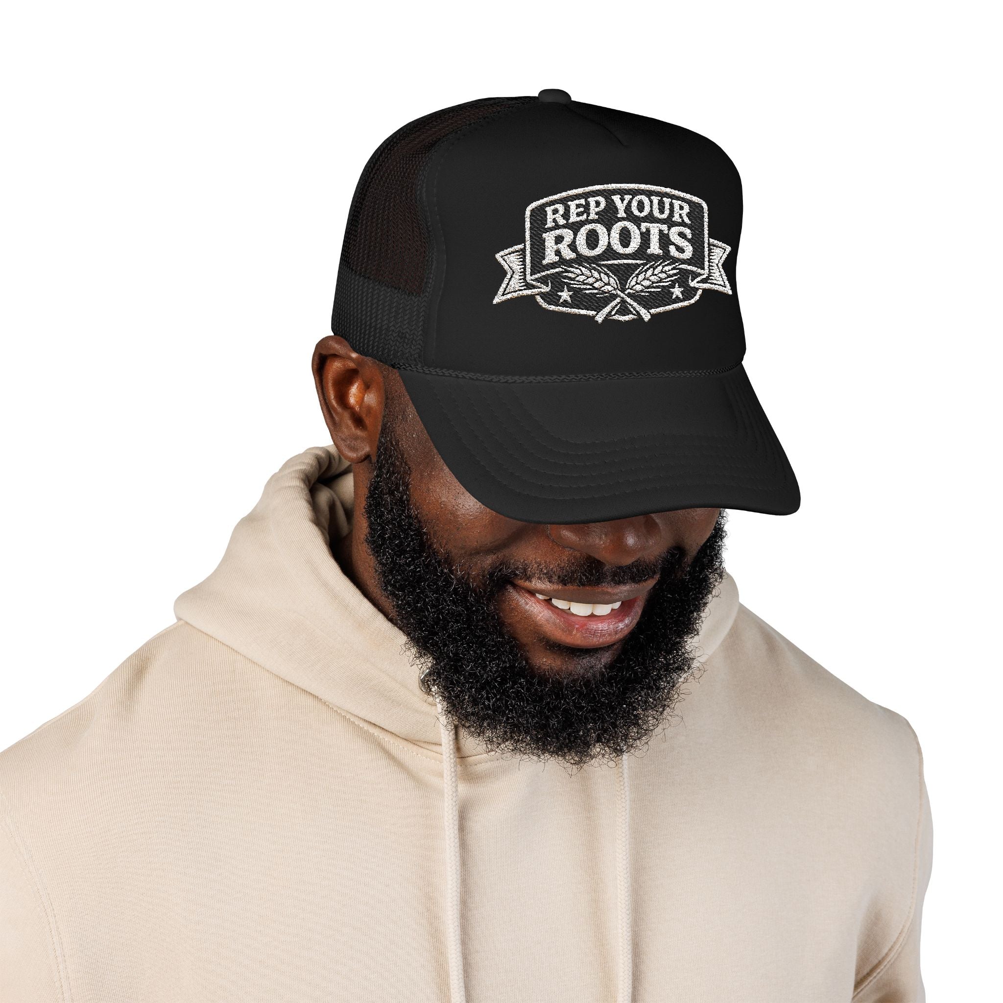 "Rep Your Roots" Foam Trucker Hat