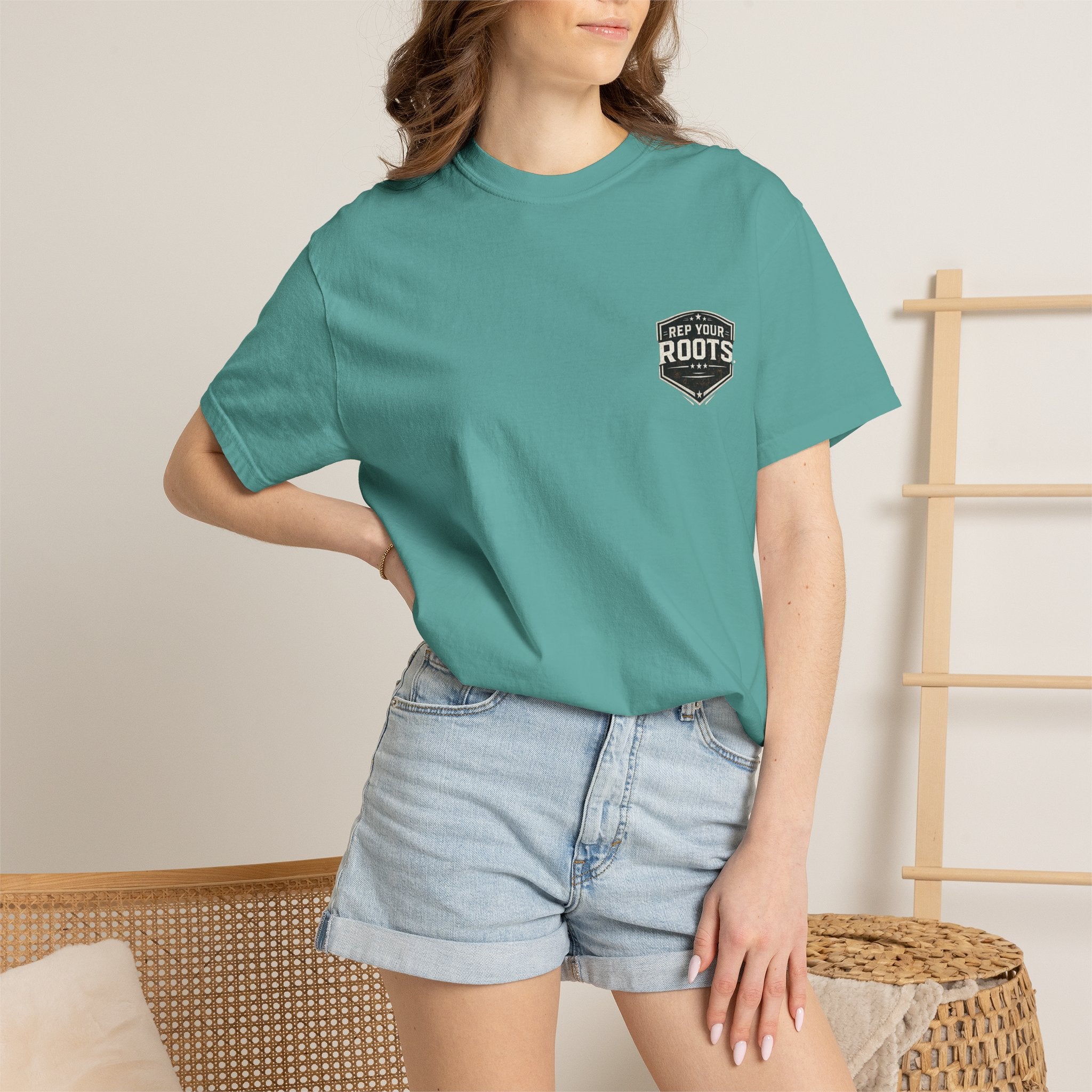 Raised On Riley™ "Rep Your Roots" Heavyweight Tee