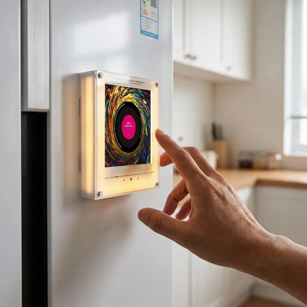 NFC Record Player Fridge Speaker