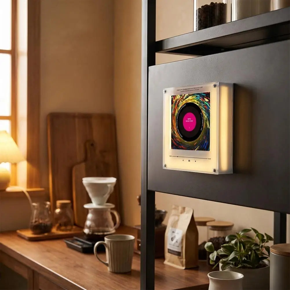 NFC Record Player Fridge Speaker
