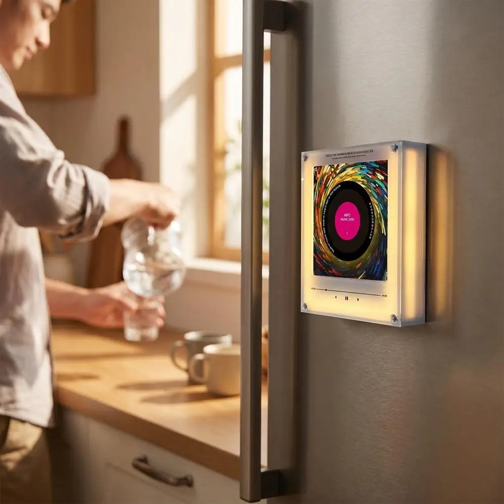 NFC Record Player Fridge Speaker