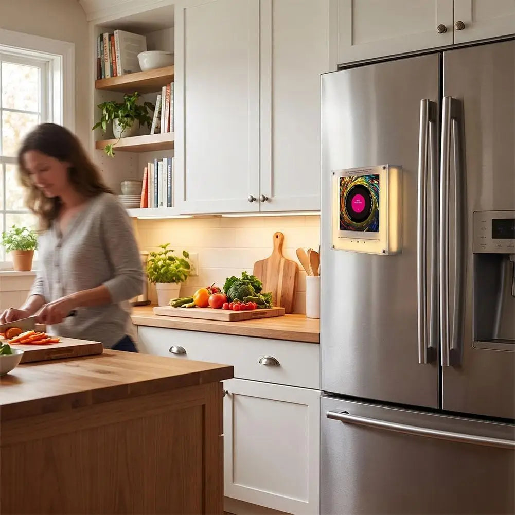 NFC Record Player Fridge Speaker