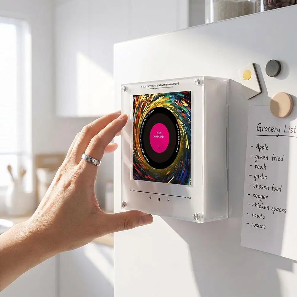 NFC Record Player Fridge Speaker