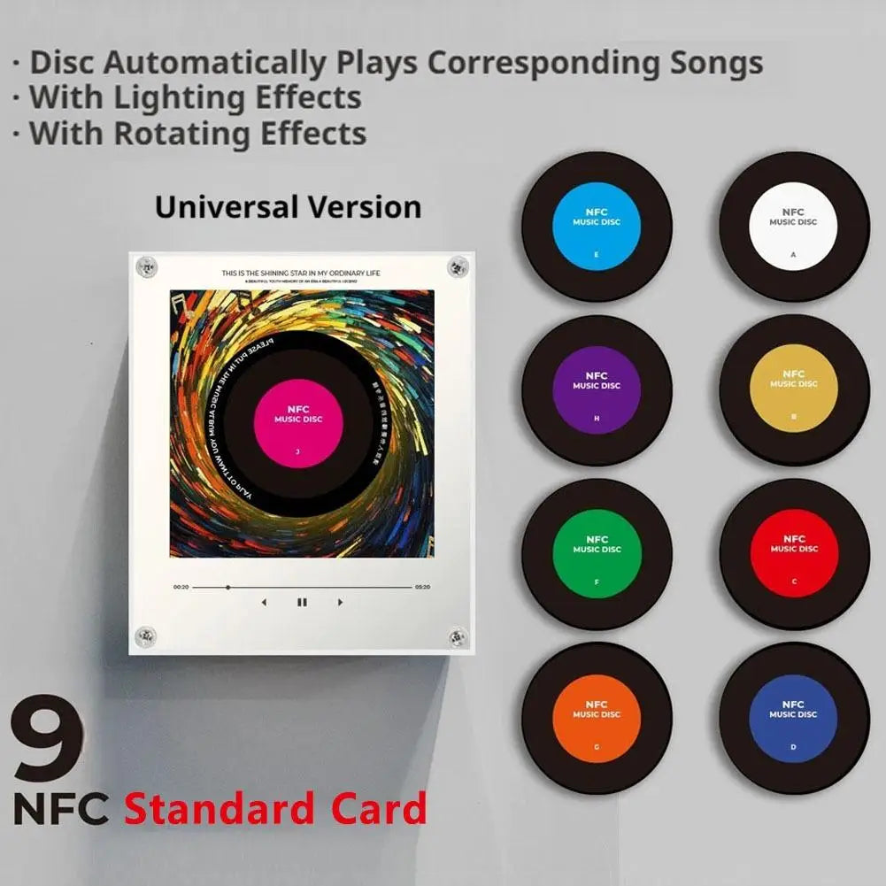 NFC Record Player Fridge Speaker