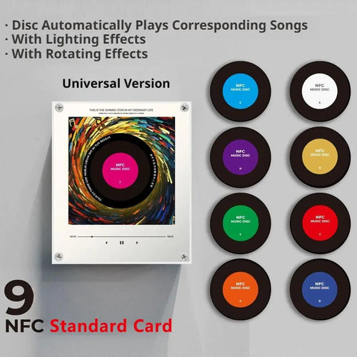 NFC Record Player Fridge Speaker